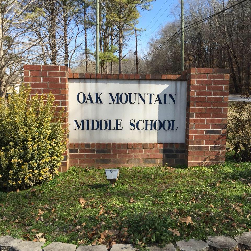 Oak Mountain Middle School | 5650 Cahaba Valley Rd, Birmingham, AL 35242, USA | Phone: (205) 682-5210