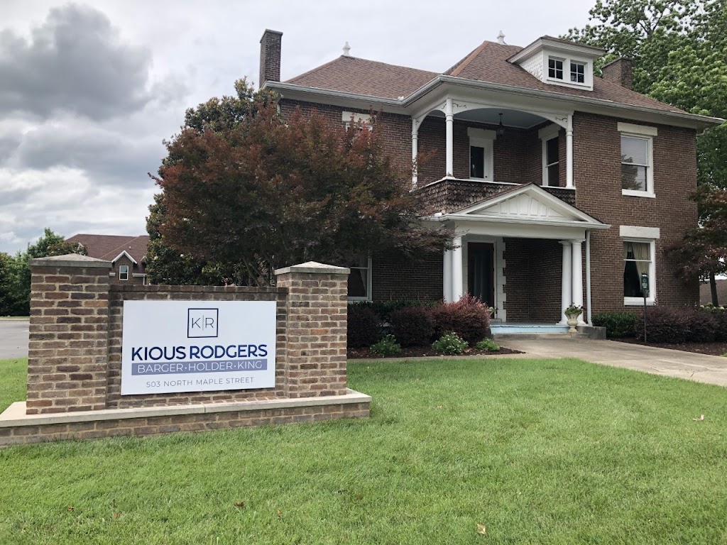 Kious, Rodgers, Barger & Sanderson, PLLC | 503 N Maple St, Murfreesboro, TN 37130, USA | Phone: (615) 895-5566