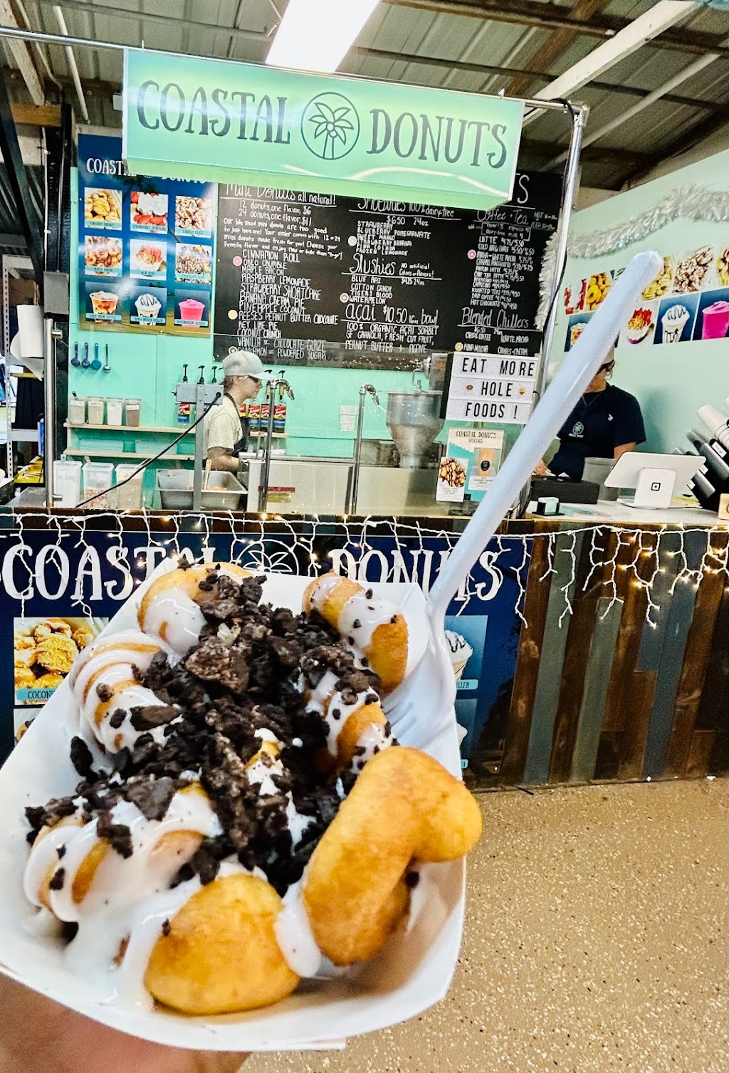 Coastal donuts | Daytona Flea & Farmers Market, 1425 Tomoka Farms Rd, Daytona Beach, FL 32124, USA | Phone: (386) 451-5536