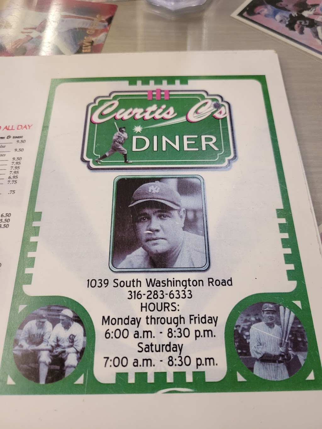 Curtis Cs Diner | 1039 Washington Rd, Newton, KS 67114, USA | Phone: (316) 283-6333