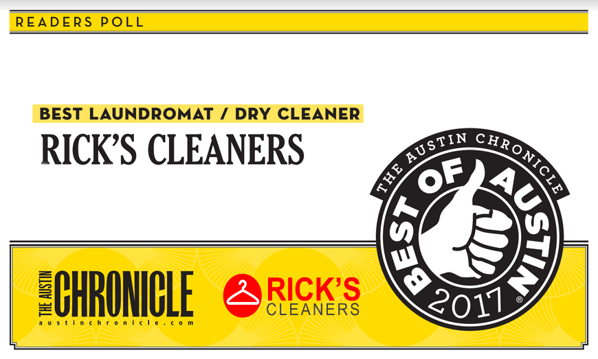 Ricks Cleaners | 3810 Gattis School Rd #102, Round Rock, TX 78664, USA | Phone: (512) 244-3733