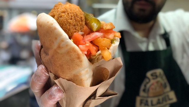 Moshe’s Falafel | 94W West 46th Street, 1411 Broadway 2nd store, New York, NY 10036, USA | Phone: (917) 451-6933