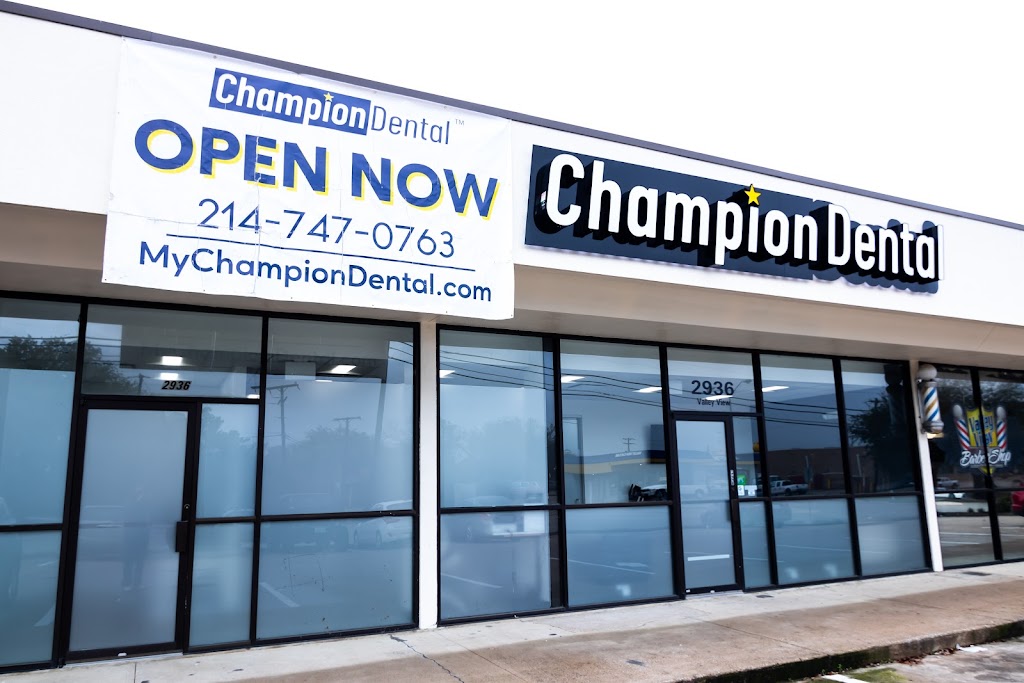 Champion Dental | 2936 Valley View Ln, Farmers Branch, TX 75234, USA | Phone: (214) 747-0763