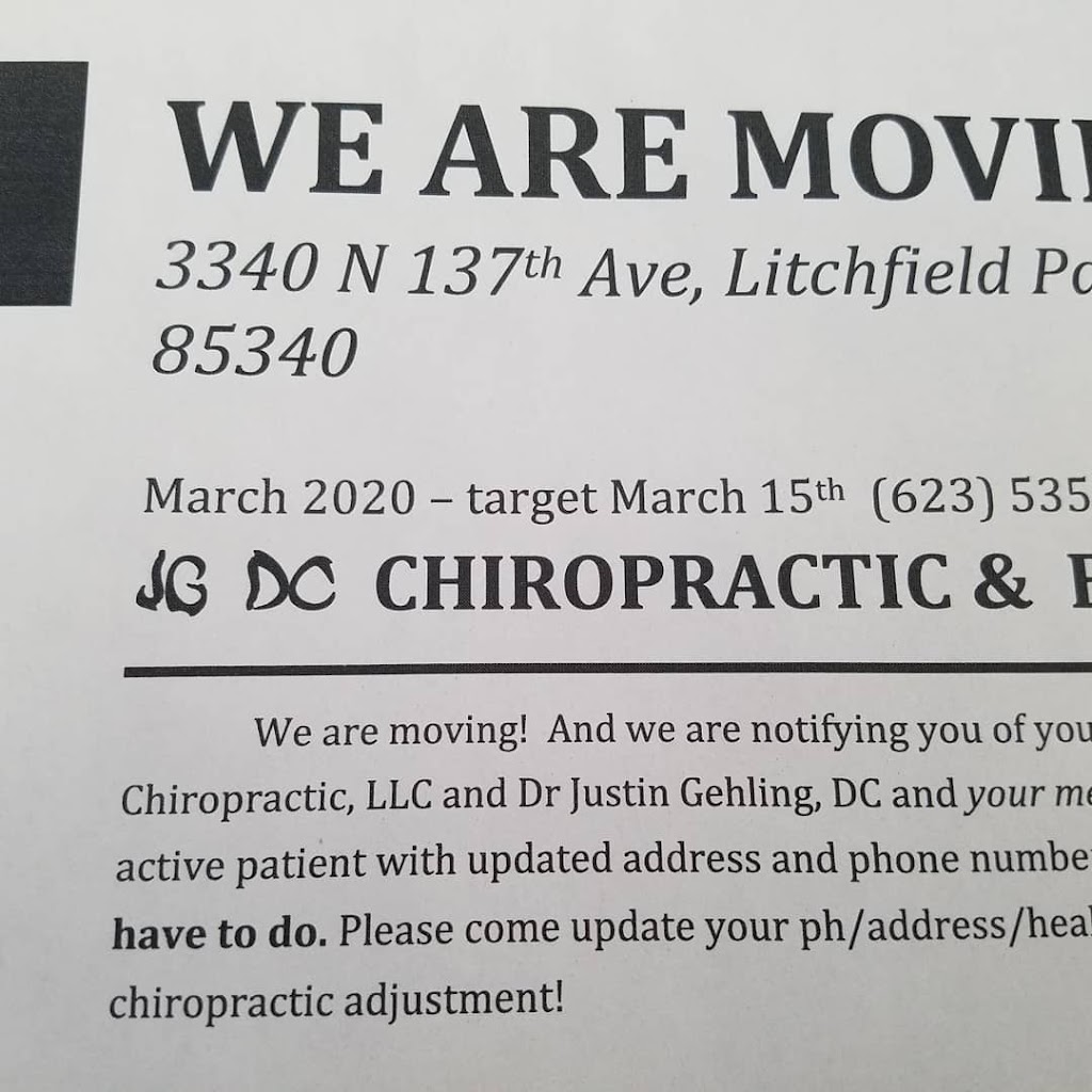 JG DC Chiropractic - Chiropractor in Litchfield Park | 3340 N 137th Ave, Litchfield Park, AZ 85340, USA | Phone: (623) 535-5752