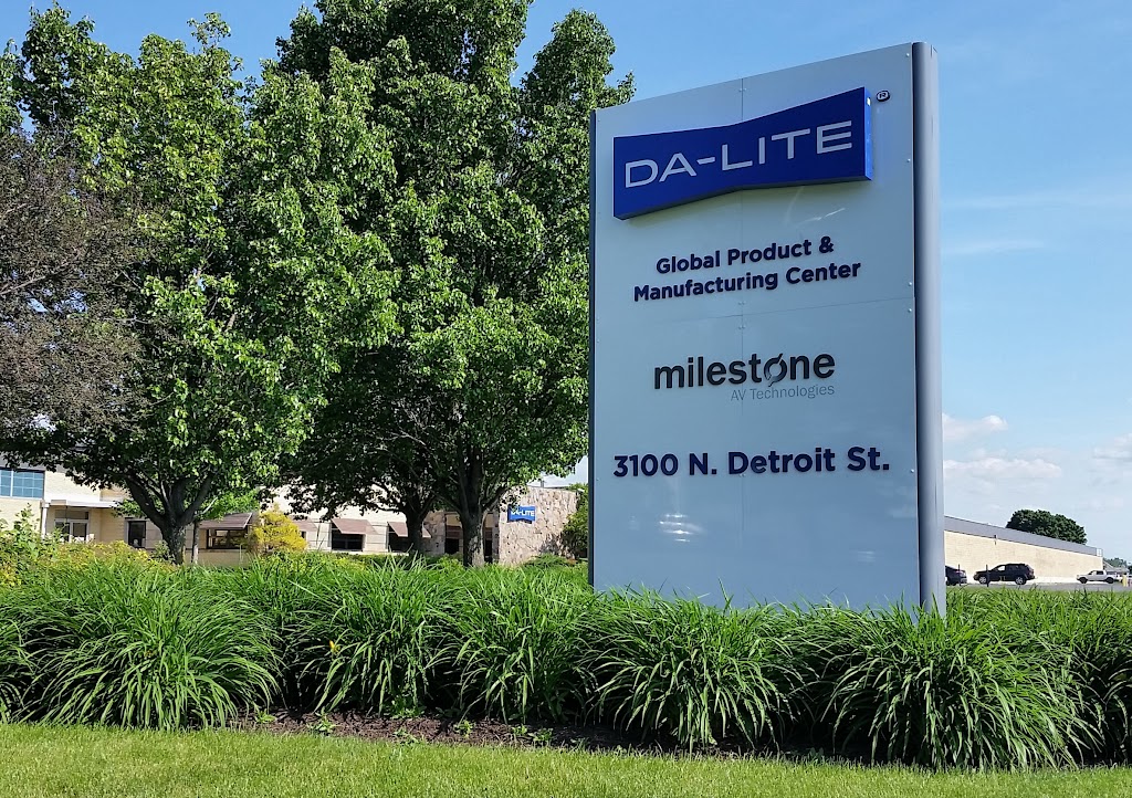 Da-Lite Screen | 3100 N Detroit St, Warsaw, IN 46582, USA | Phone: (574) 267-8101