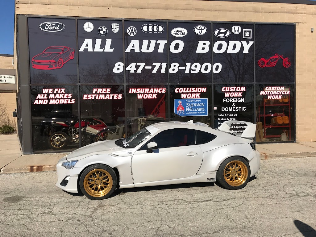 All Auto Body Inc. | F, 2801 Touhy Ave, Elk Grove Village, IL 60007, USA | Phone: (847) 718-1900