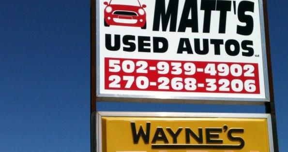 Matts Used Autos | 4802 Taylorsville Rd, Taylorsville, KY 40071, USA | Phone: (502) 939-4902