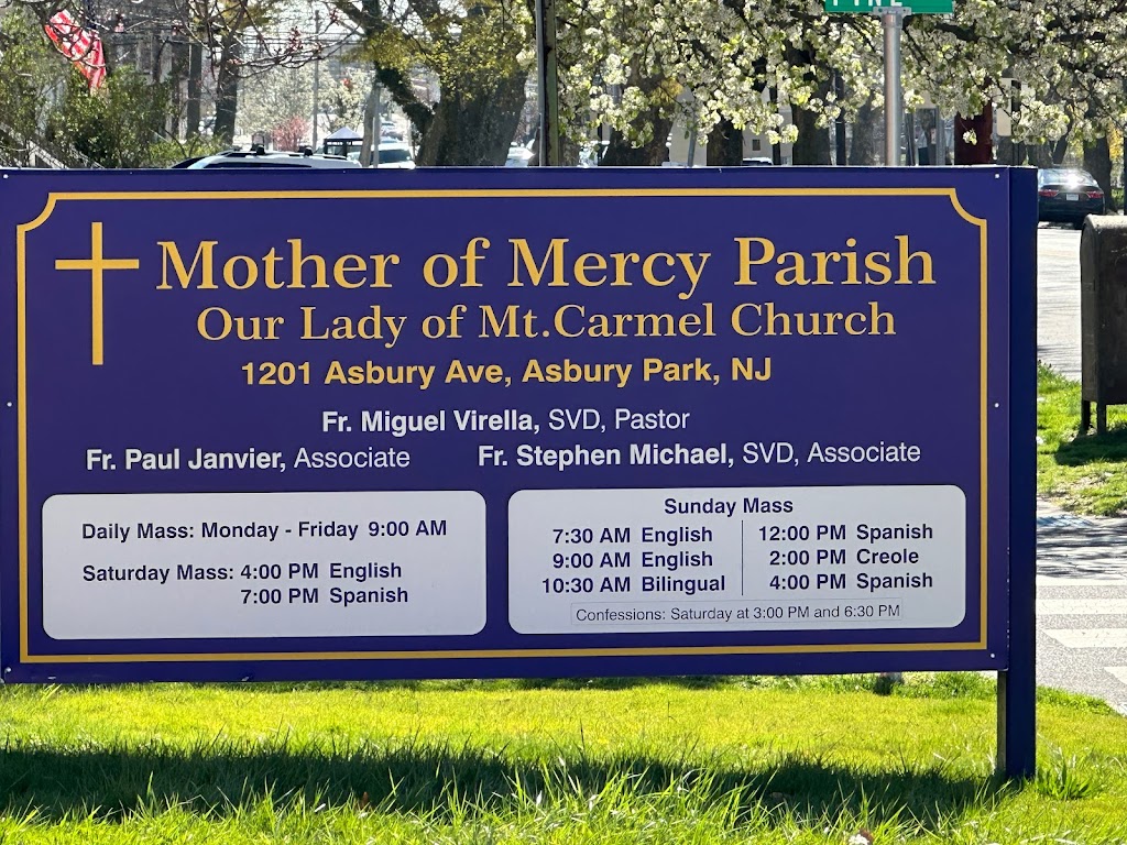 Our Lady of Mt. Carmel Roman Catholic Church | 1201 Asbury Ave, Asbury Park, NJ 07712, USA | Phone: (732) 775-1056