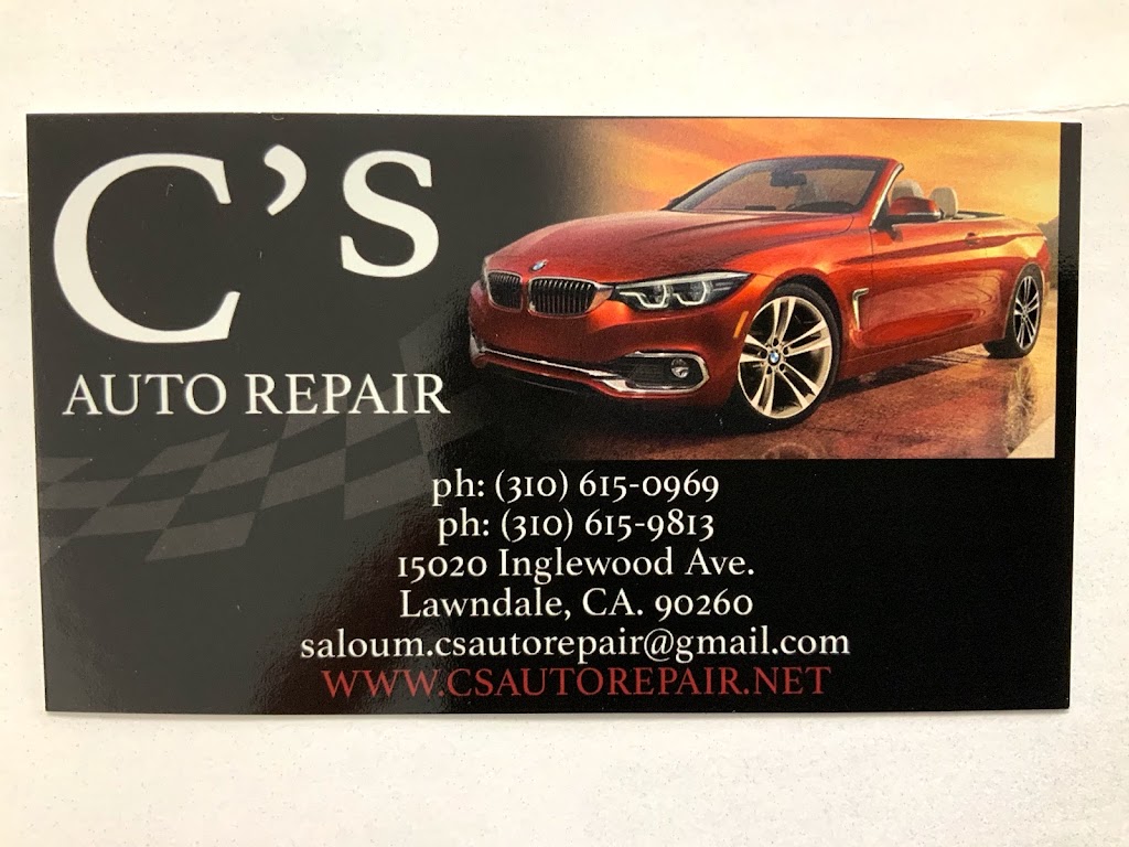 Cs Auto Repair | 15020 Inglewood Ave, Lawndale, CA 90260, USA | Phone: (310) 615-0969