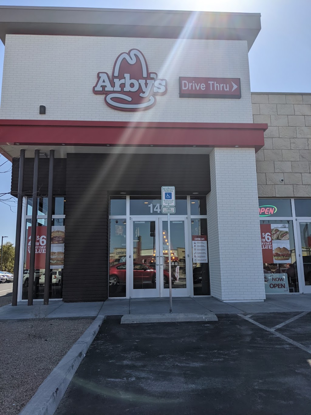 Arbys | 8525 Blue Diamond Rd Suite 140, Las Vegas, NV 89178, USA | Phone: (702) 331-1791