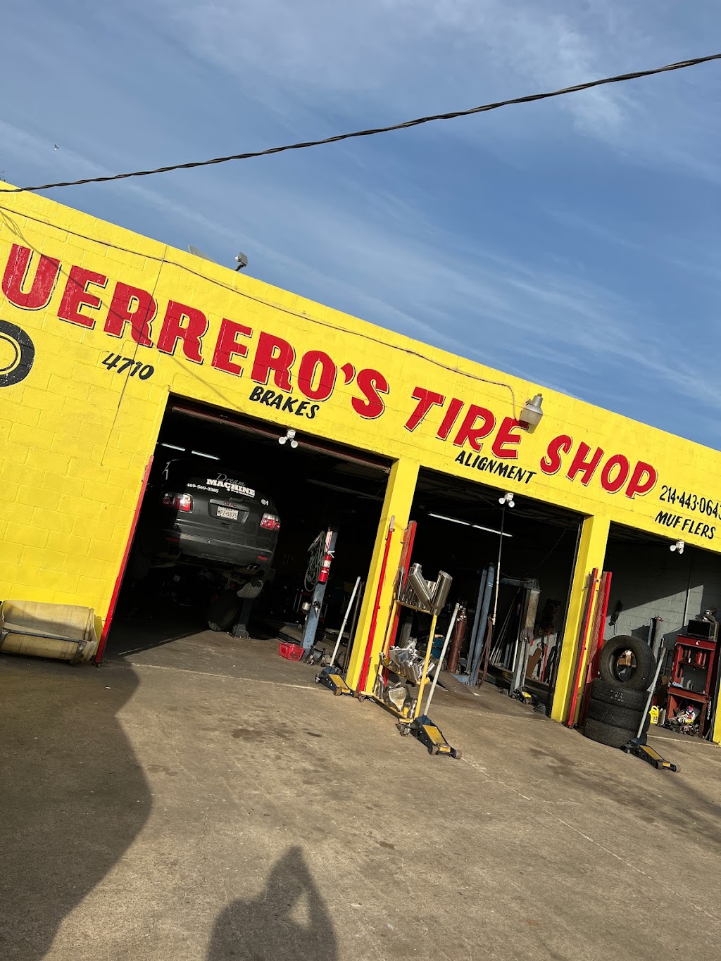 Guerreros Tire Shop | 4710 Maple Ave, Dallas, TX 75219, USA | Phone: (214) 443-0643