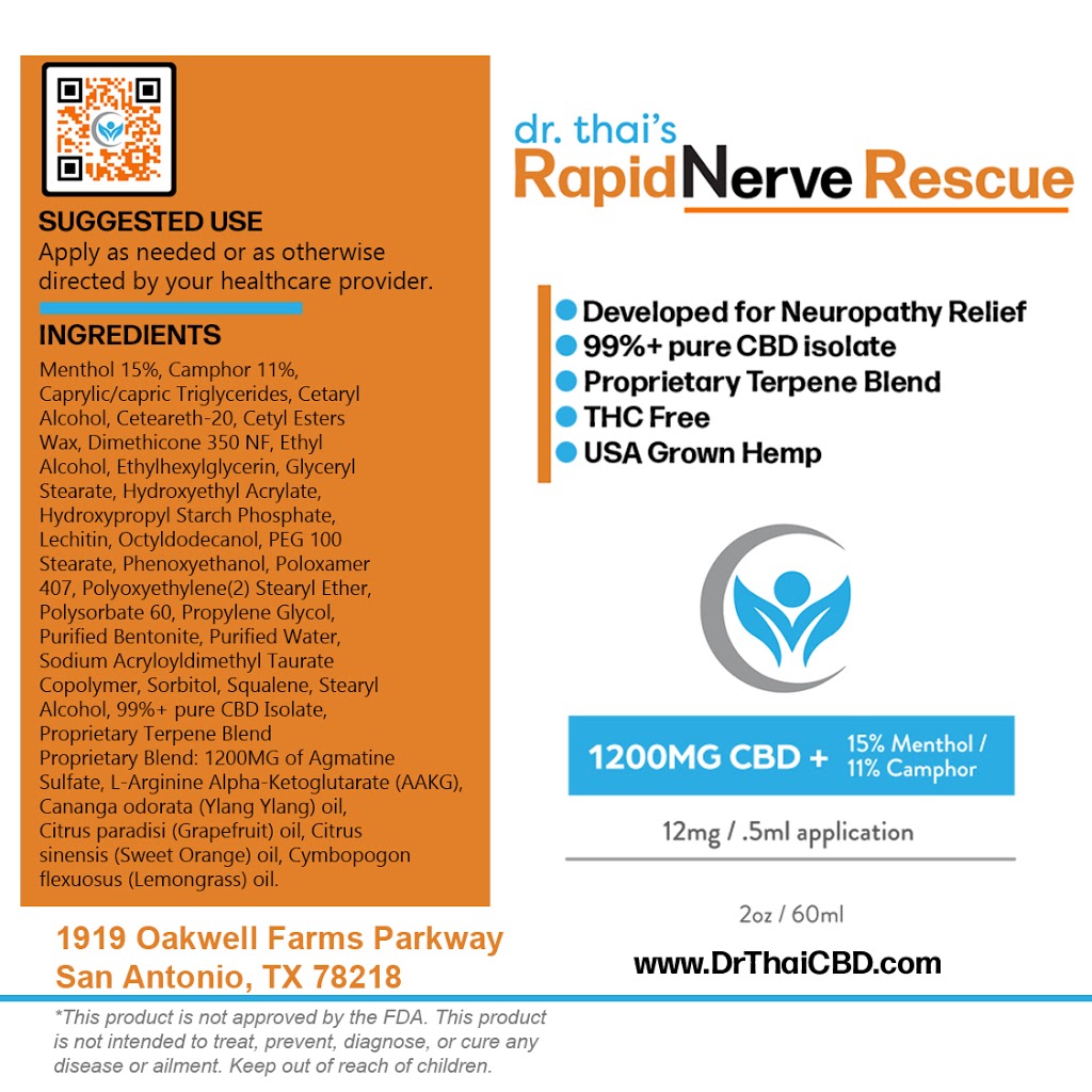 Dr Thais Rapid Nerve Rescue (formally NeuroCream) | 1735 Keller Springs Rd, Carrollton, TX 75006, USA | Phone: (214) 531-6599