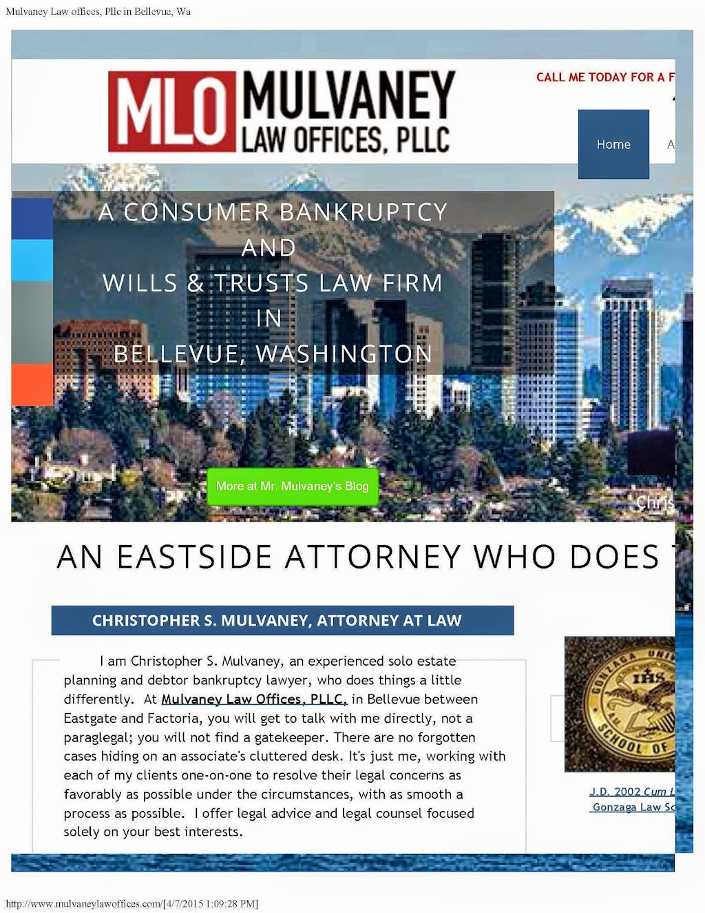 Mulvaney Law Offices, PLLC | 14205 SE 36th St Suite 100, Bellevue, WA 98006, USA | Phone: (425) 998-6352