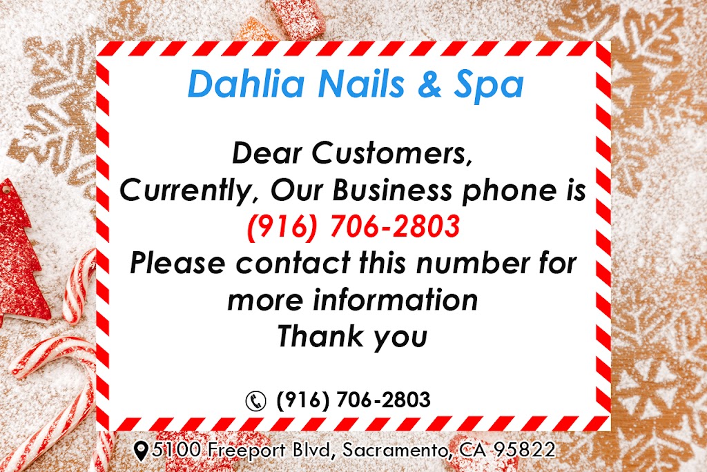 Dahlia Nails & Spa | 5100 Freeport Blvd, Sacramento, CA 95822, USA | Phone: (916) 706-2803
