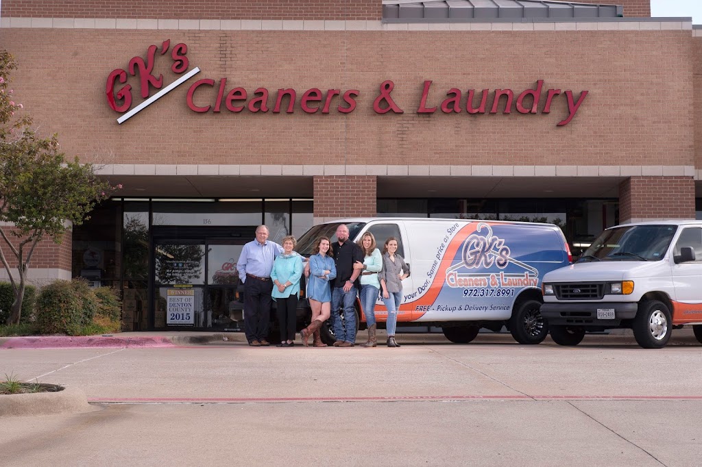 GKs Cleaners & Laundry | 2608 Flower Mound Rd #136, Flower Mound, TX 75028, USA | Phone: (972) 355-4991