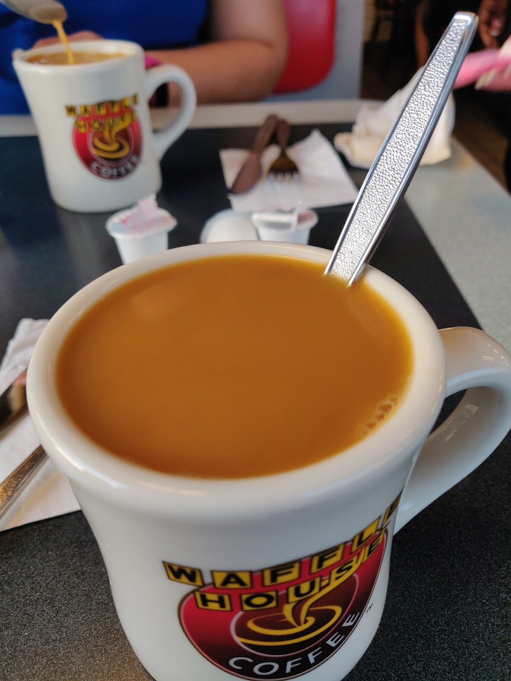 Waffle House | 112 N Lobdell Hwy, Port Allen, LA 70767, USA | Phone: (225) 344-6199