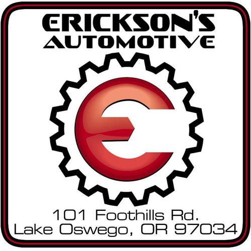 Ericksons Automotive | 101 Foothills Rd, Lake Oswego, OR 97034, USA | Phone: (503) 635-4116