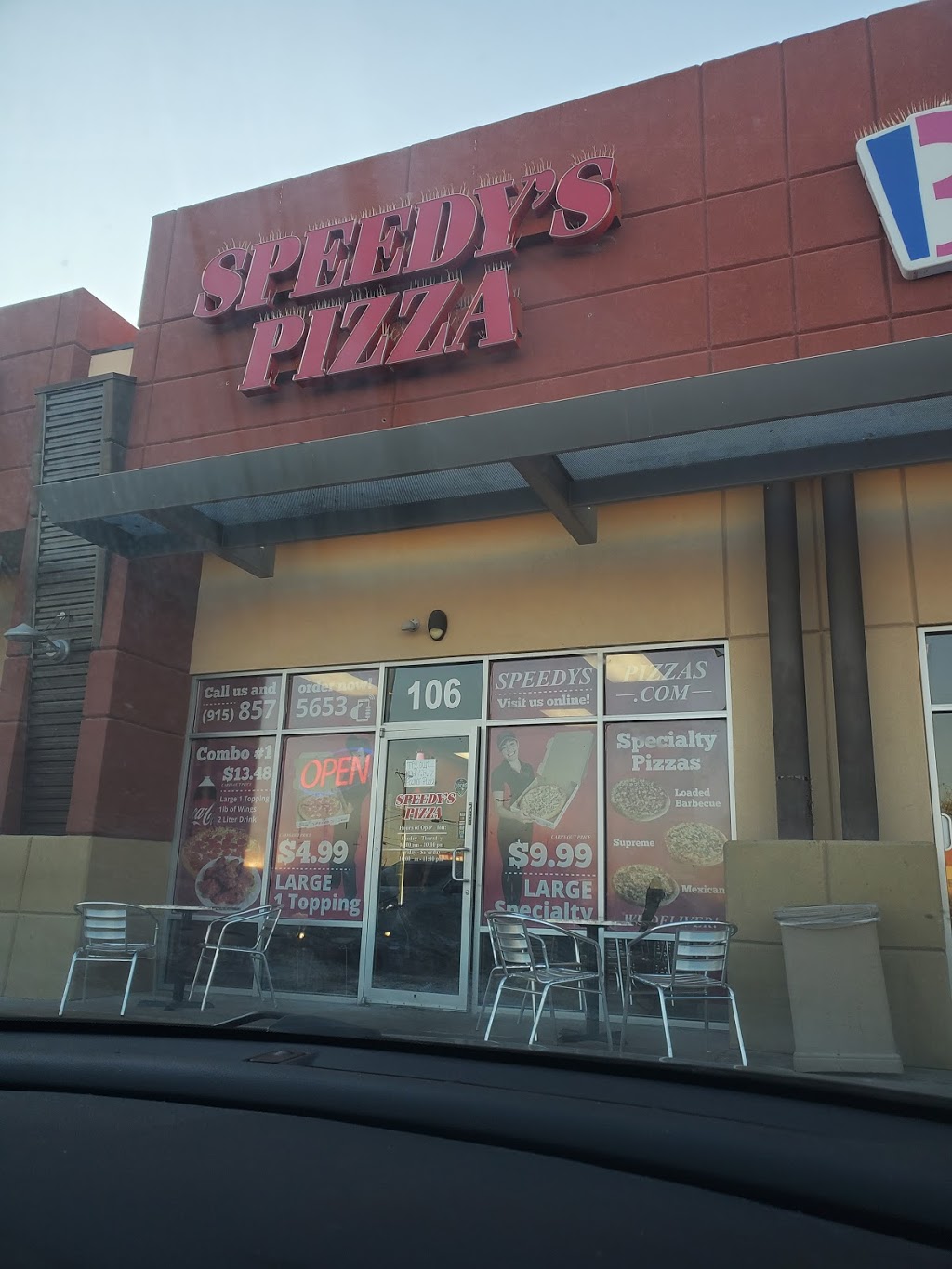 Speedys Pizza | 12379 Edgemere Blvd, El Paso, TX 79938, USA | Phone: (915) 857-5653