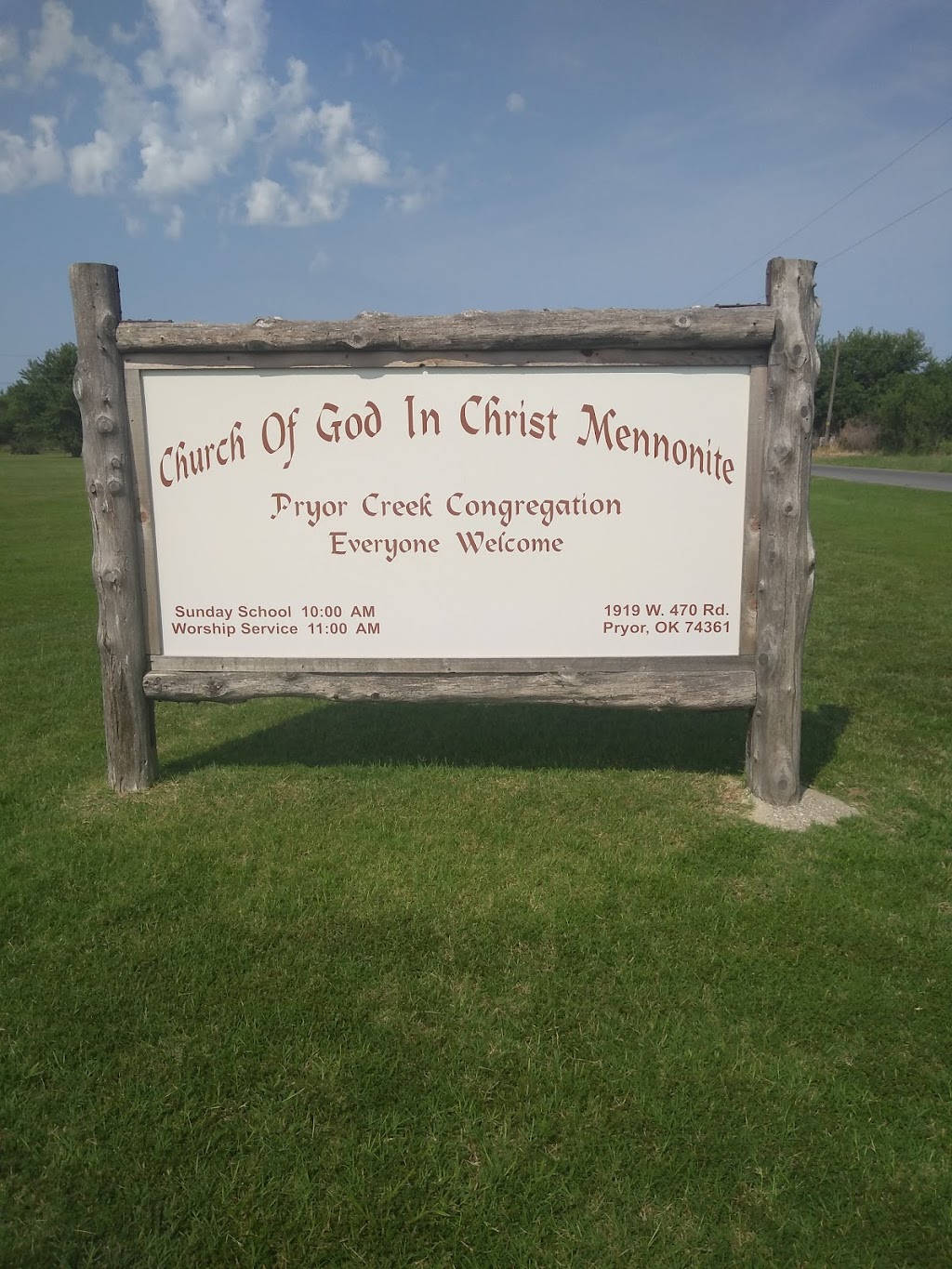 Pryor Creek Mennonite Church | 1919 W 470, Pryor, OK 74361, USA | Phone: (918) 825-8915