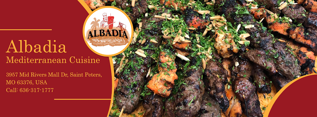 Albadia Mediterranean Cuisine | 3957 Mid Rivers Mall Dr, St Peters, MO 63376, USA | Phone: (636) 317-1777