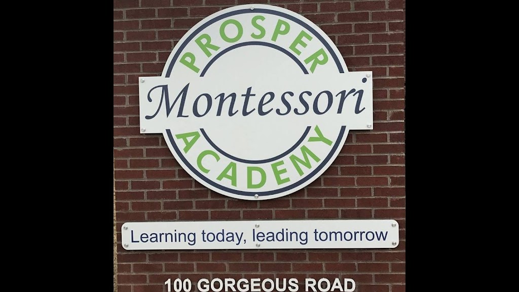 Prosper Montessori Academy | 100 Gorgeous Rd, Prosper, TX 75078, USA | Phone: (972) 347-6195