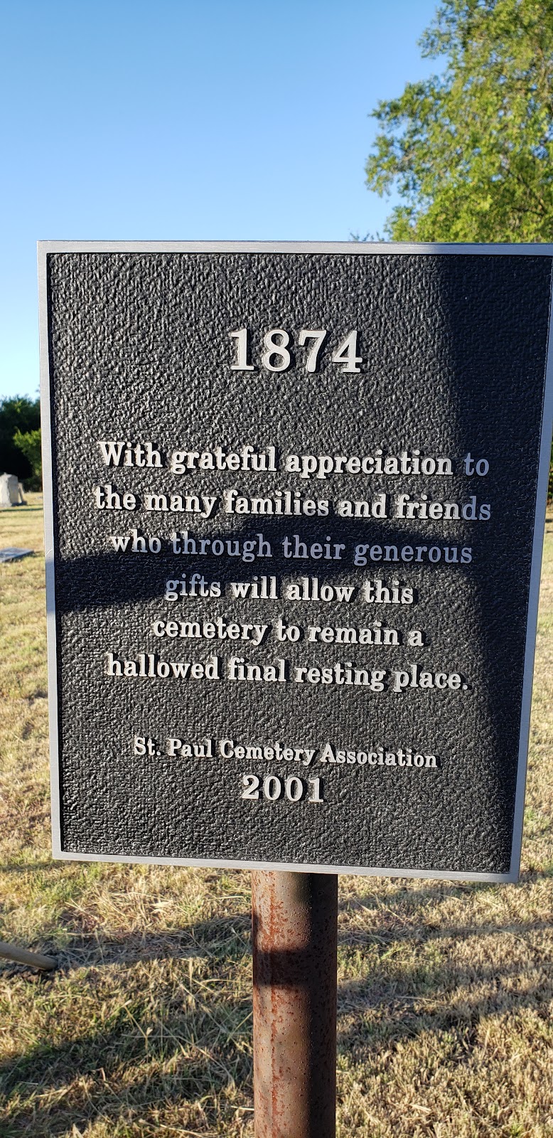 St Paul Cemetery | Midlothian, TX 76065, USA | Phone: (972) 775-8577