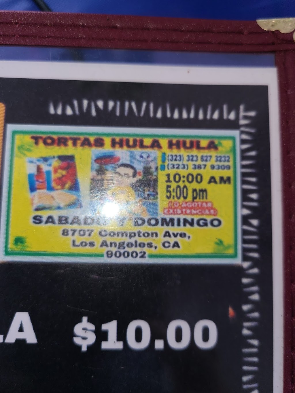 Tortas Hula Hula | 8716 S Central Ave, Los Angeles, CA 90002, USA | Phone: (323) 387-9309