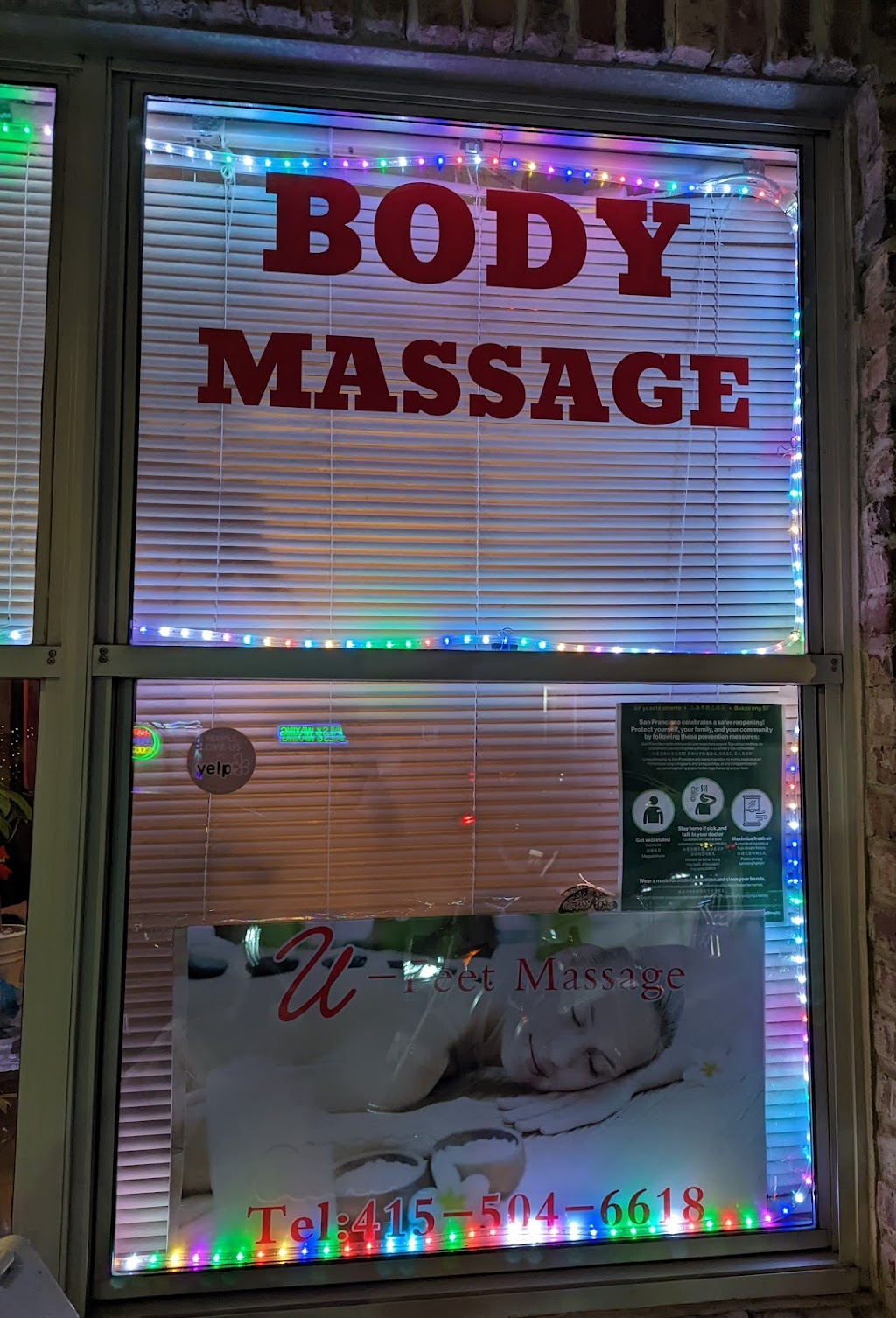 U-Feet Massage | 1117 Irving St, San Francisco, CA 94122, USA | Phone: (415) 504-6618