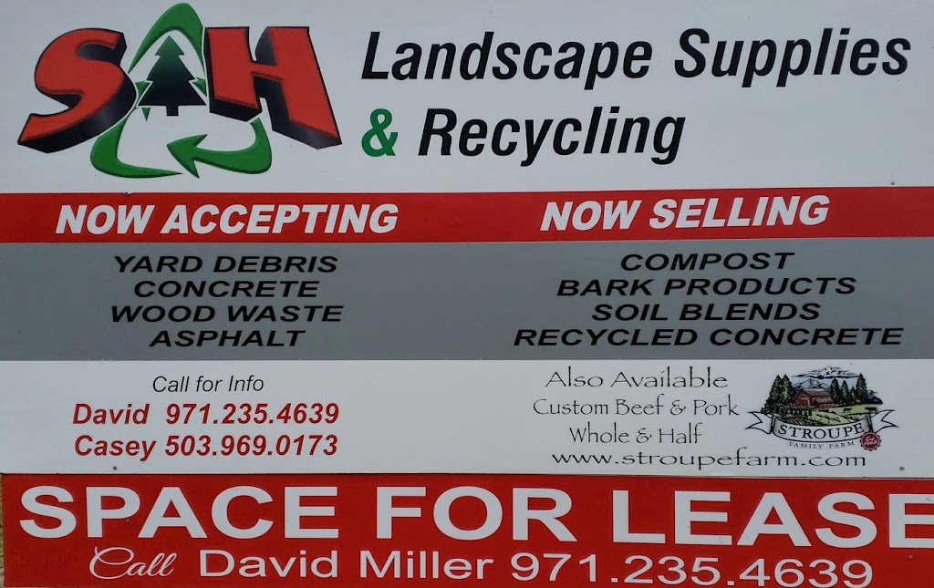 S&H landscape and recycling | 14425 SE Wallace Rd, Dayton, OR 97114, USA | Phone: (971) 201-2887