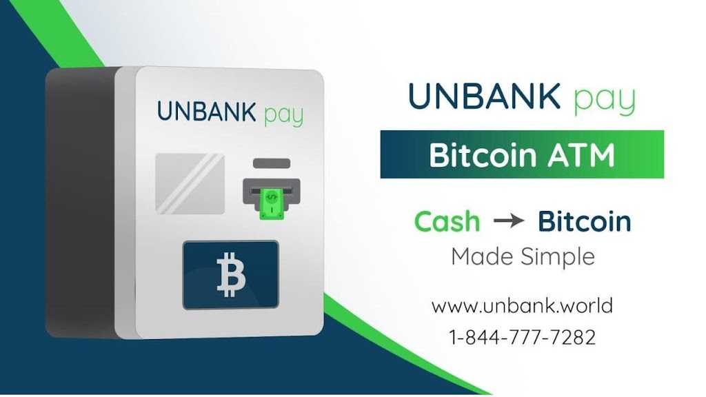 Unbank Bitcoin ATM | 3415 S Collins St Suite 101, Arlington, TX 76014, USA | Phone: (844) 395-0777