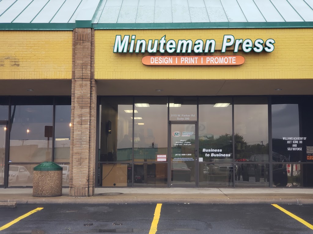 Minuteman Press Printing in PLANO | 3115 W Parker Rd #390, Plano, TX 75023 | Phone: (972) 599-1204