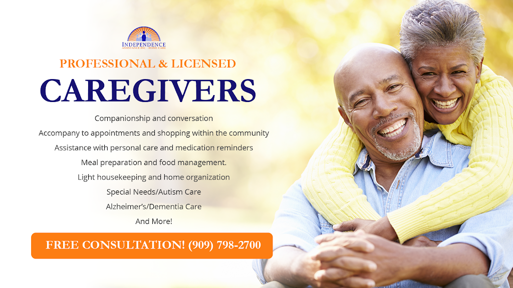 Independence Assistance Inc. | 278 Tennessee St #3, Redlands, CA 92373, USA | Phone: (909) 798-2700