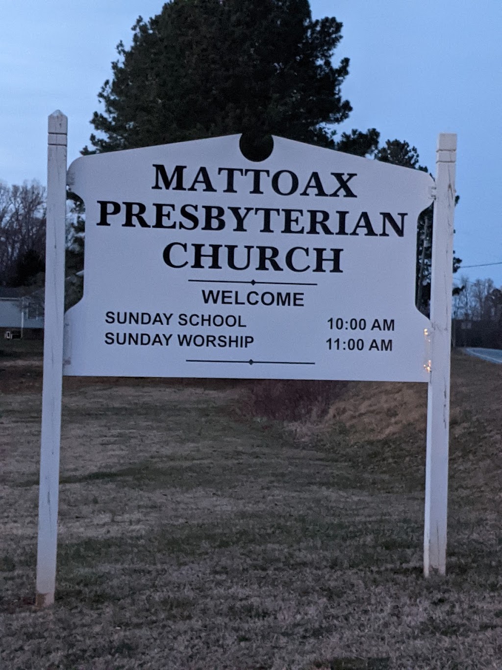 Mattoax Presbyterian Church | 14600 Chula Rd, Amelia Court House, VA 23002, USA | Phone: (804) 561-0961