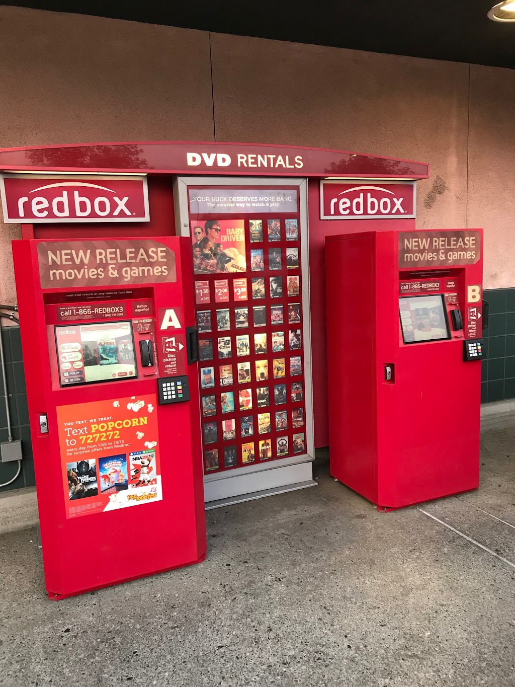 Redbox | 5000 Mowry Ave, Fremont, CA 94538, USA | Phone: (866) 733-2693