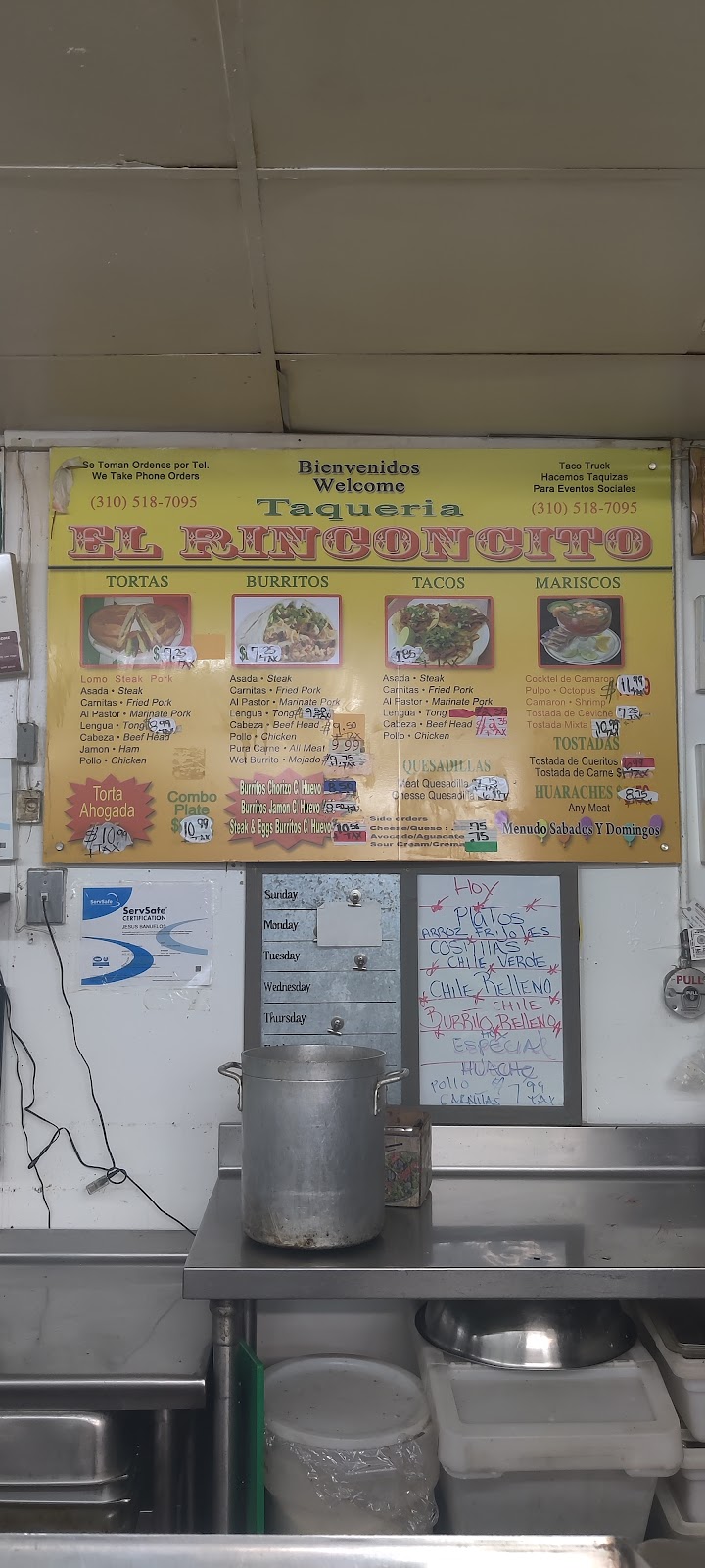 El Rinconcito Taqueria | 510 E Sepulveda Blvd, Carson, CA 90745, USA | Phone: (310) 518-7095