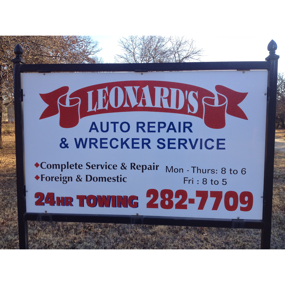 Leonards Auto Repair & 24HR Wrecker Service | 3725 Oak Valley Dr #8211, Guthrie, OK 73044, USA | Phone: (405) 282-7709