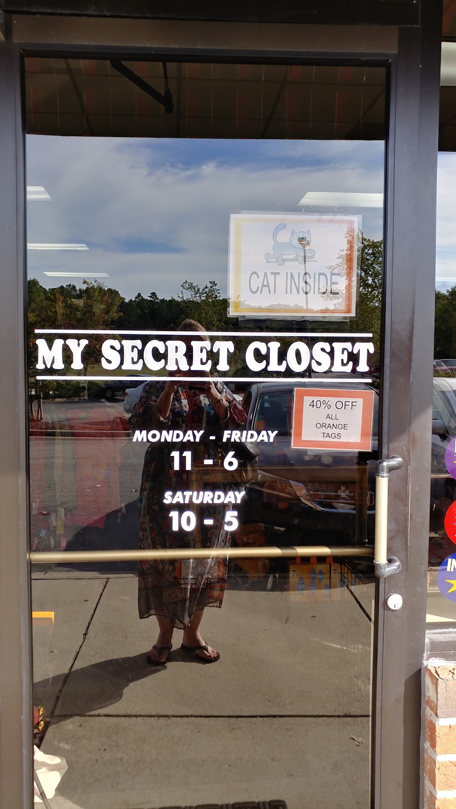 My Secret Closet | 107 John Earl St, Hillsborough, NC 27278, USA | Phone: (919) 732-1254