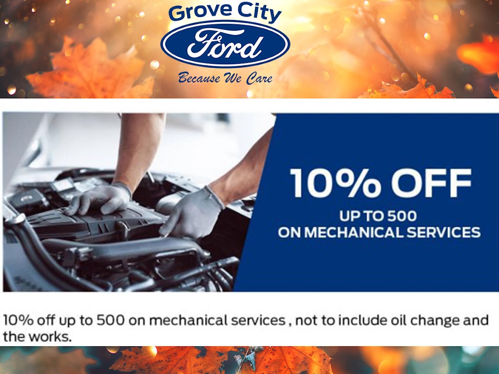 Grove City Ford Parts and Service | 1 Taylor Plaza, Grove City, PA 16127, USA | Phone: (724) 748-4790