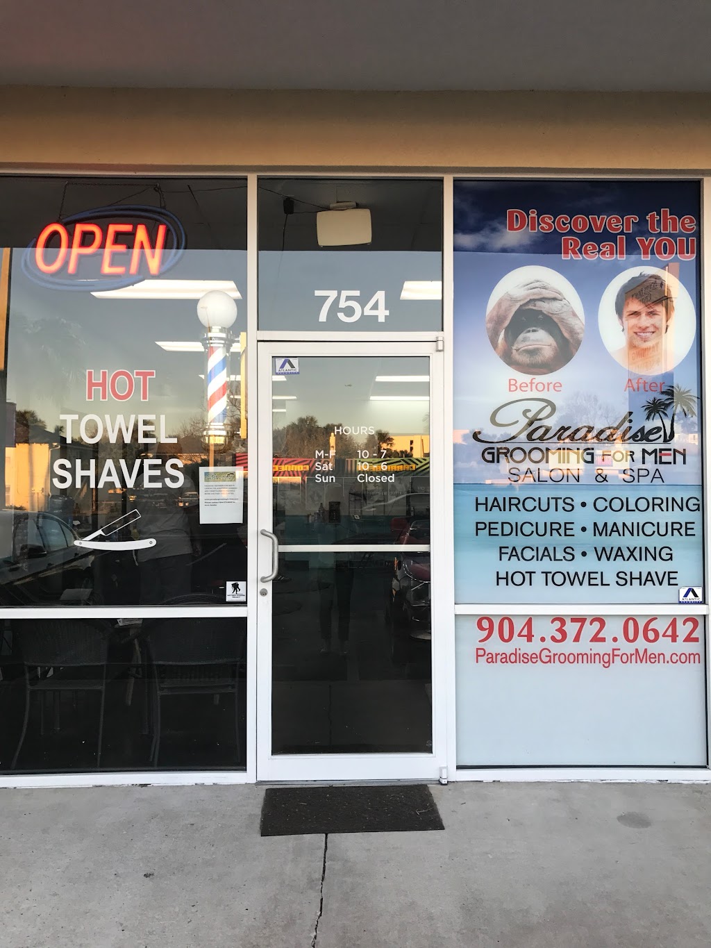 Paradise Grooming For Men | 711 3rd St S #4, Jacksonville Beach, FL 32250, USA | Phone: (904) 372-0642