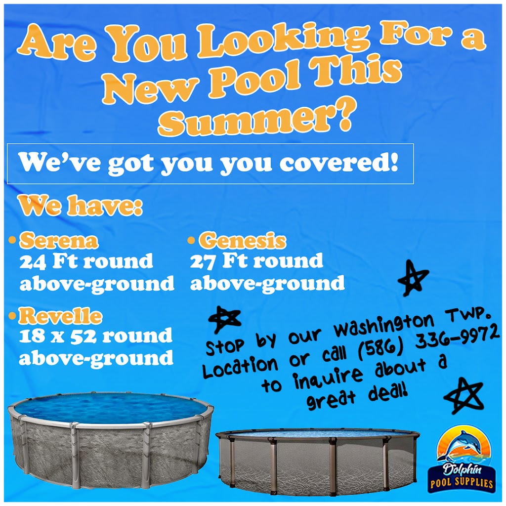 Dolphin Pool Supplies | 66099 Van Dyke Ave, Washington, MI 48095, USA | Phone: (586) 336-9972