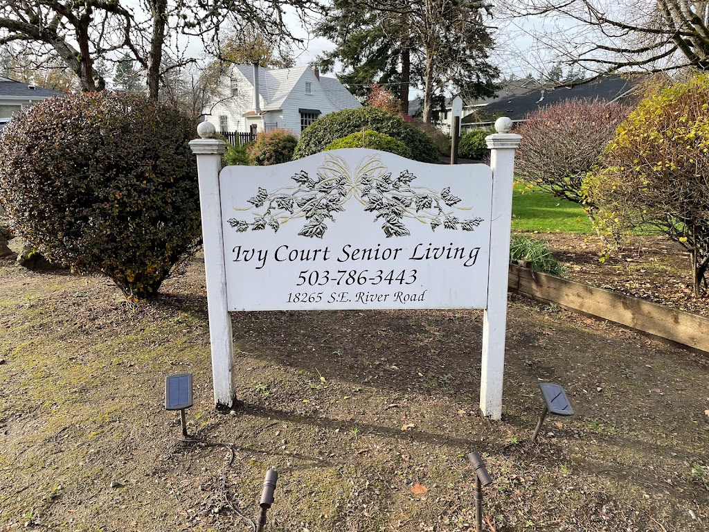 Ivy Court Senior Living | 18265 SE River Rd, Milwaukie, OR 97267, USA | Phone: (503) 312-3757