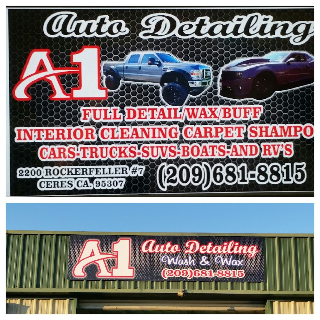 A1 Auto Detailing wash & wax | 2200 Rockefeller Dr #7, Ceres, CA 95307, USA | Phone: (209) 735-9737