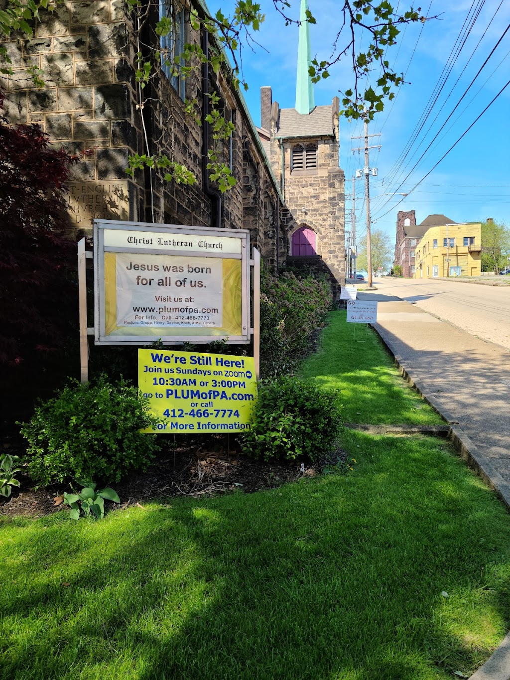 Christ Lutheran Church ELCA | 405 Kennedy Ave, Duquesne, PA 15110, USA | Phone: (412) 466-7773