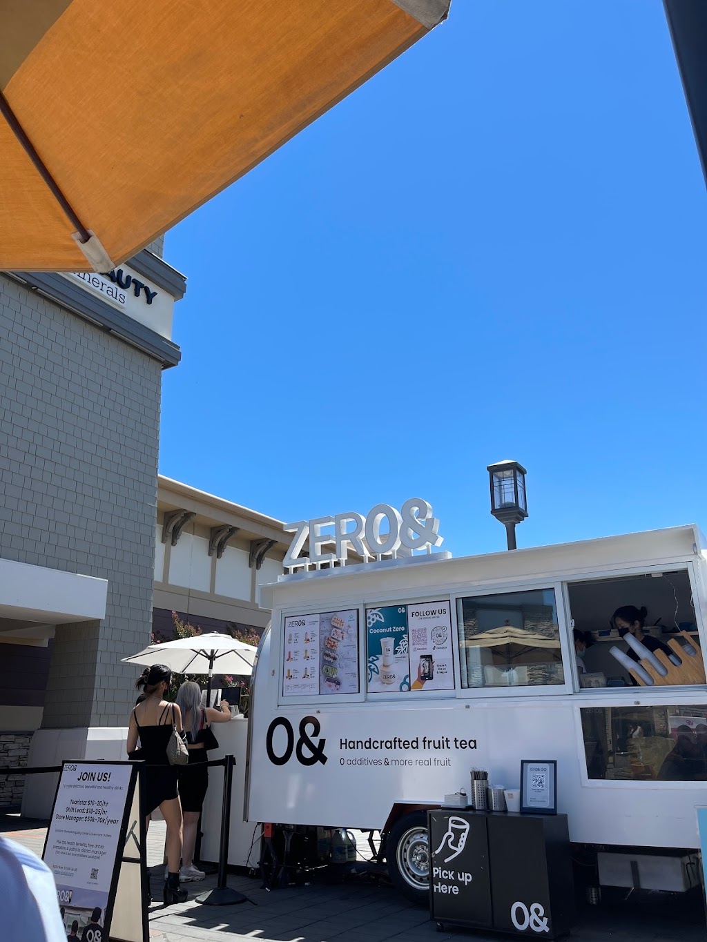 ZERO& Livermore Outlet kiosk (food court) | 2774 Livermore Outlets Dr K102, Livermore, CA 94551, USA | Phone: (925) 914-8200