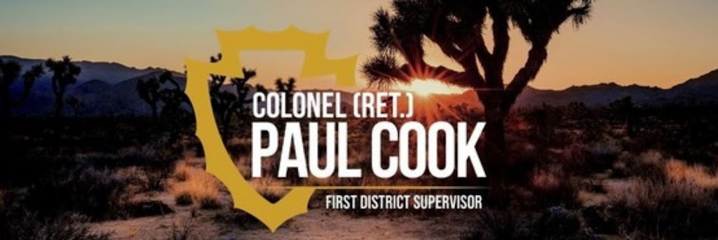 Supervisor Paul Cook | 14955 Dale Evans Pkwy, Apple Valley, CA 92307, USA | Phone: (760) 995-8100