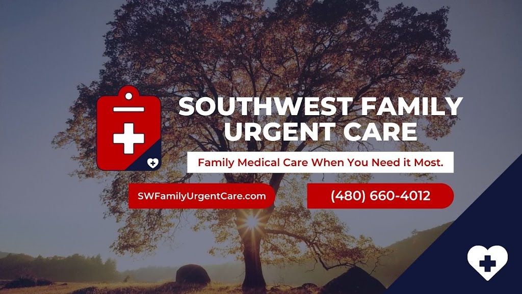 Southwest Family Urgent Care | 2919 S Ellsworth Rd Ste 101, Mesa, AZ 85212, USA | Phone: (480) 660-4012