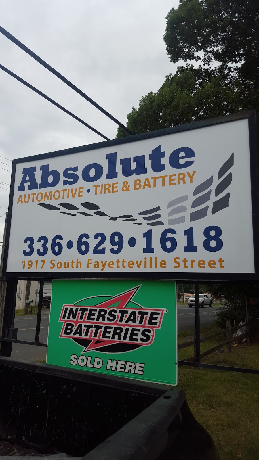 Absolute Automotive Tire and Battery | 1917 S Fayetteville St, Asheboro, NC 27205, USA | Phone: (336) 629-1618