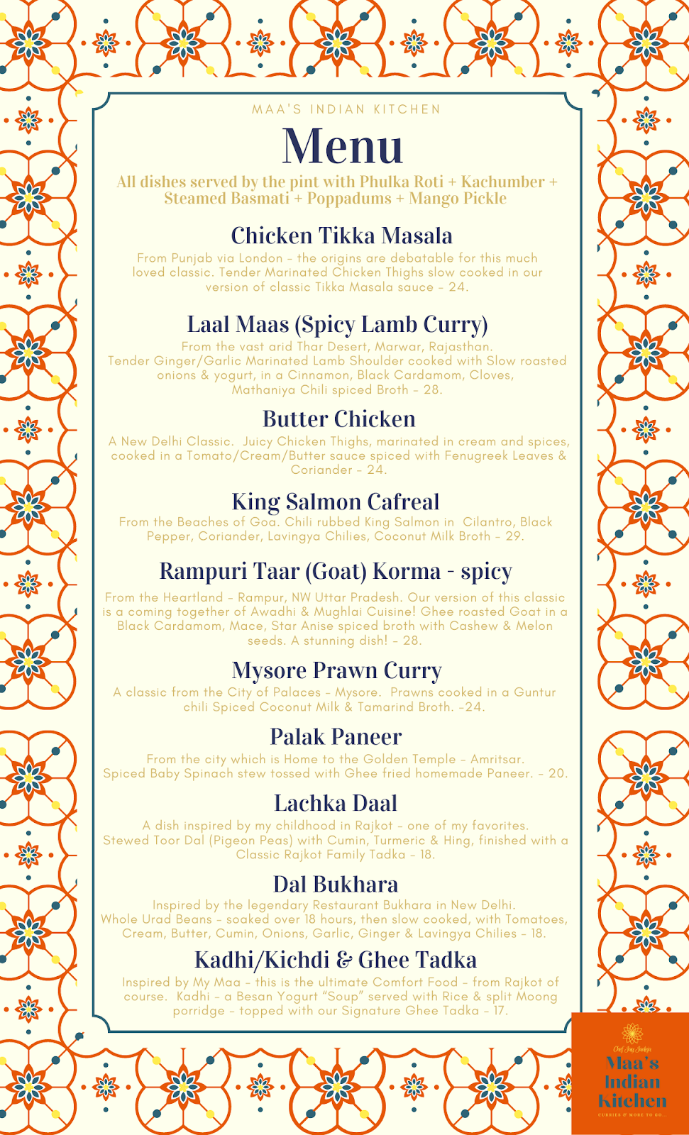 Maas Indian Kitchen | 242A Sea Cliff Ave, Sea Cliff, NY 11579, USA | Phone: (516) 916-5353