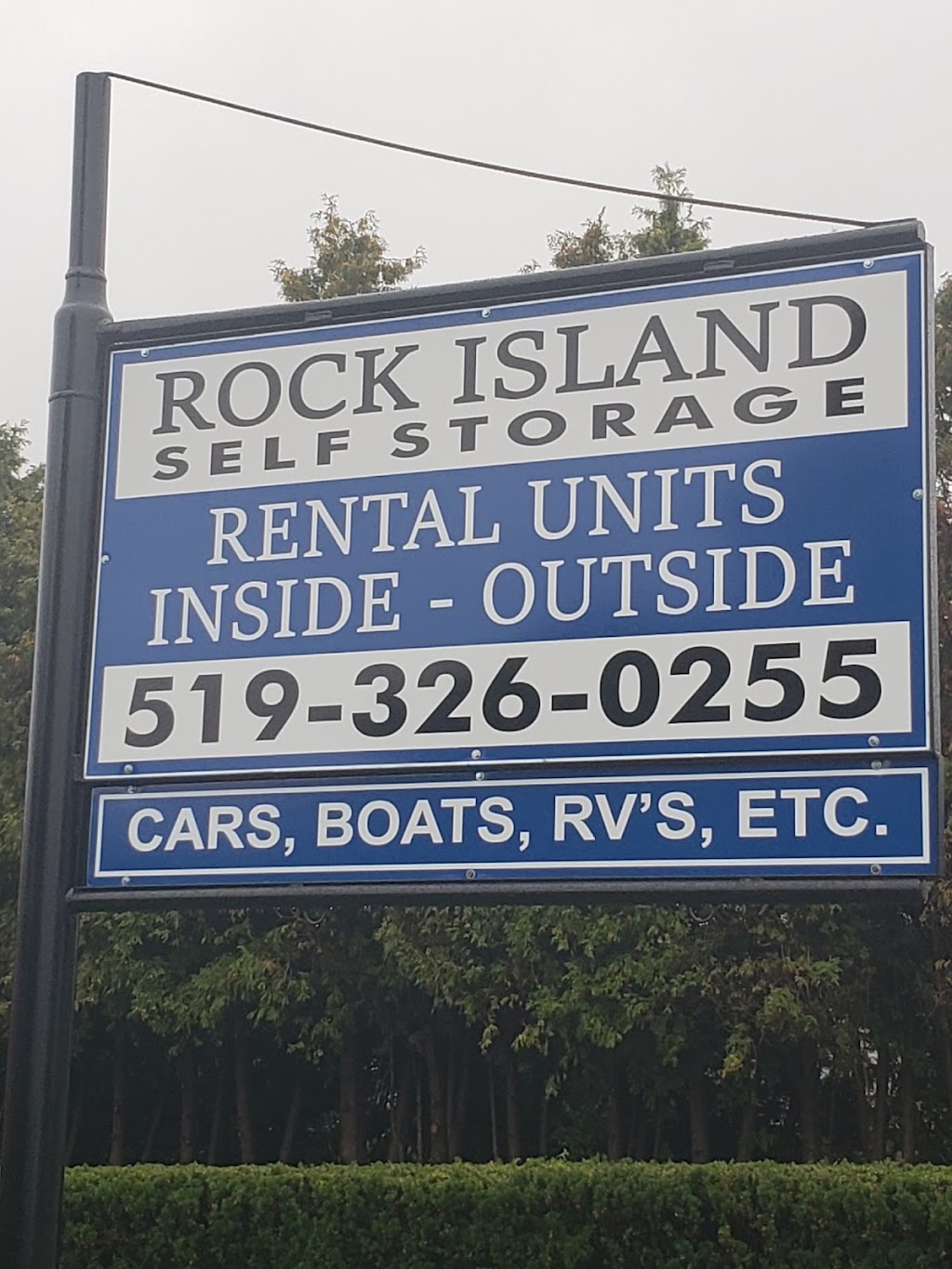 Rock Island Self Storage | 1562 Road 3E, Kingsville, ON N9Y 2E5, Canada | Phone: (519) 326-0255