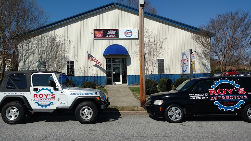 Roys Automotive Center | 2509 Fairview St, Greensboro, NC 27405, USA | Phone: (336) 275-6275